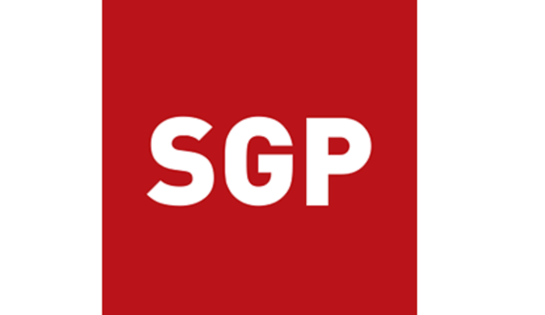 Zu sehen ist das Logo der Sozialistischen Gleichheitspartei, Vierte Internationale