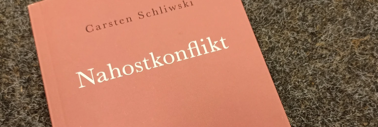 Das Buchcover von "Nahostkonflikt" von Carsten Schliwski