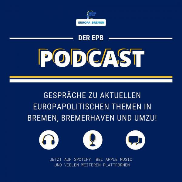 Logo des Podcast des Europapunktes Bremen