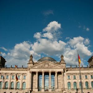 Zu sehen ist das Reichstagsgebäude in Berlin 